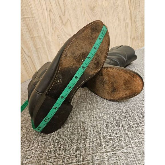 Justin Gray Roper Western Cowboy Boots Mens Size 7.5E Leather 3025 Pull-On - Picture 6 of 7